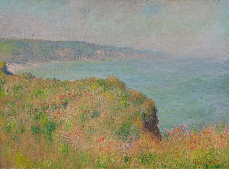 Kallion reuna Pourvillessä - Claude Monet