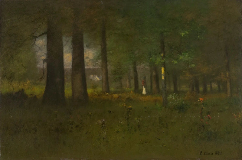 Metsän reunassa - George Inness