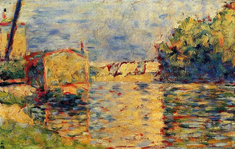 Joen ranta - Georges Seurat