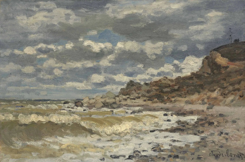 Merenranta Sainte-Adressen kaupungissa - Claude Monet