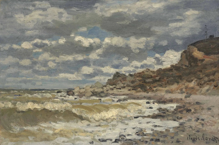 Merenranta Sainte-Adressen kaupungissa - Claude Monet