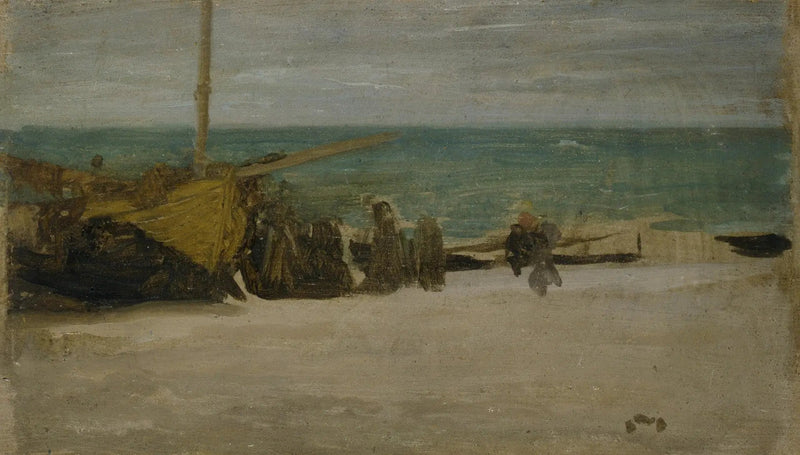 Rannikkonäkymä: harmaa ja musta - James Abbott McNeill Whistler