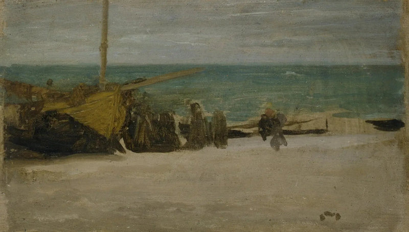 Rannikkonäkymä: harmaa ja musta - James Abbott McNeill Whistler