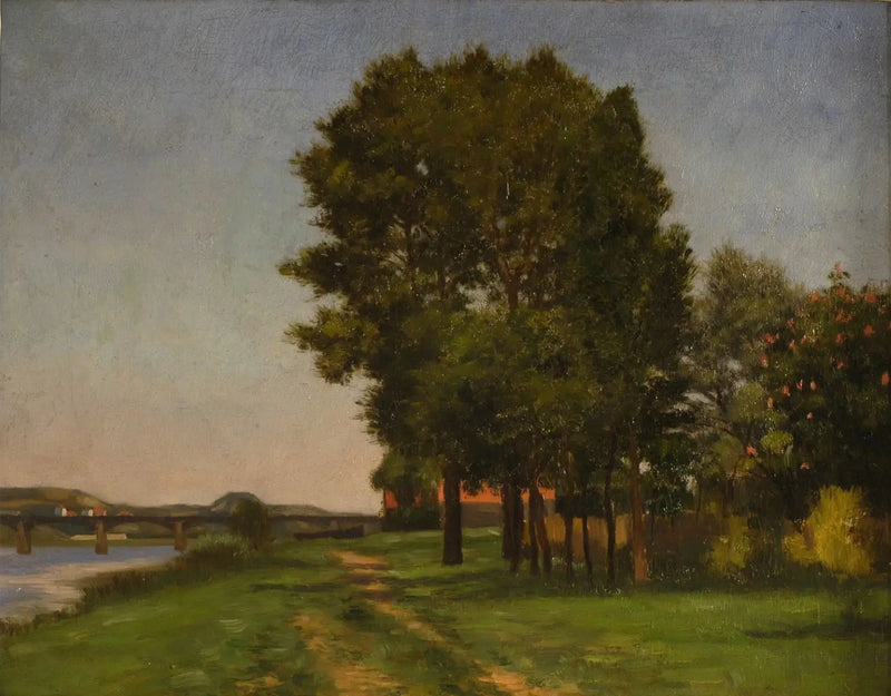 Seine-joen ranta Petit Gennevilliers - Gustave Caillebotte