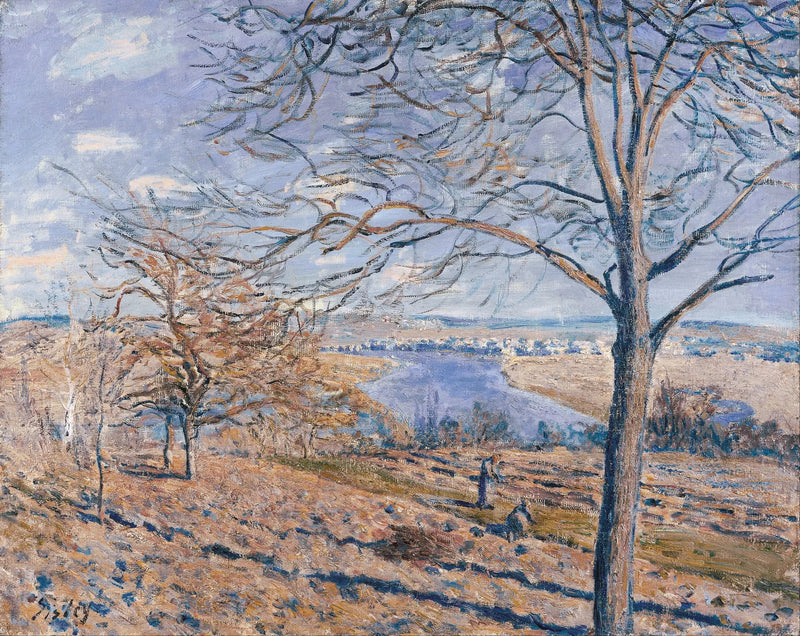 Loingin ranta, syksyn vaikutelma - Alfred Sisley