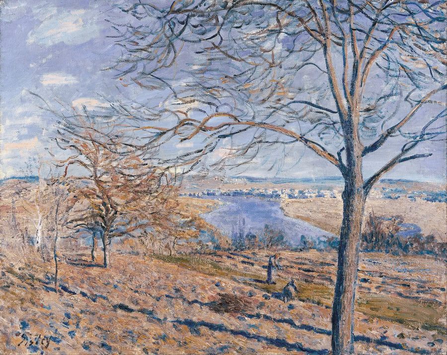 Loingin ranta, syksyn vaikutelma - Alfred Sisley