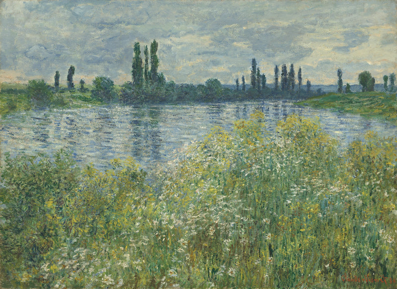 Seinen pankit osoitteessa Vétheuil W597 - Claude Monet