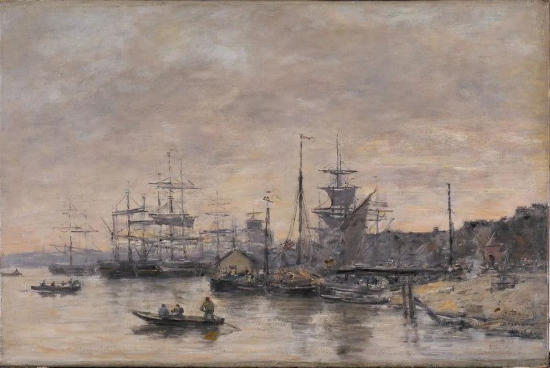 Bordeaux, satama - Eugène Boudin