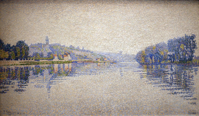 Joen rannat, Seine Herblayssa - Paul Signac