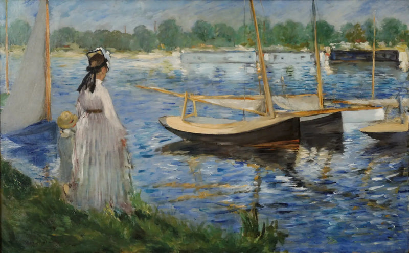 Seine-joen rannat Argenteuil - Édouard Manet