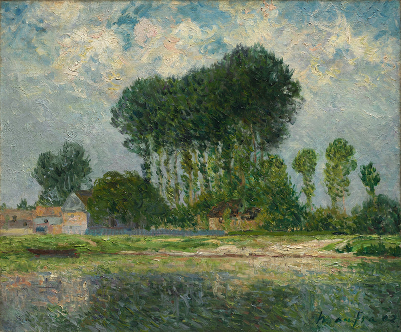 Seine-joen rannat Andelysissä - Maxime Maufra