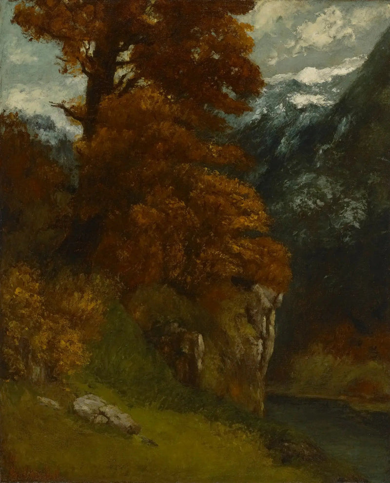 Doubsin rannat ; Syksyn vaikutus - Gustave Courbet