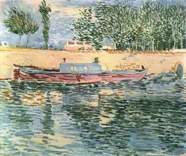 Seine-joen rannat veneineen, Les - Vincent van Gogh