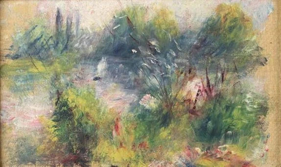 Au bord de la Seine, paysage peint par Pierre-Auguste Renoir vers 1879