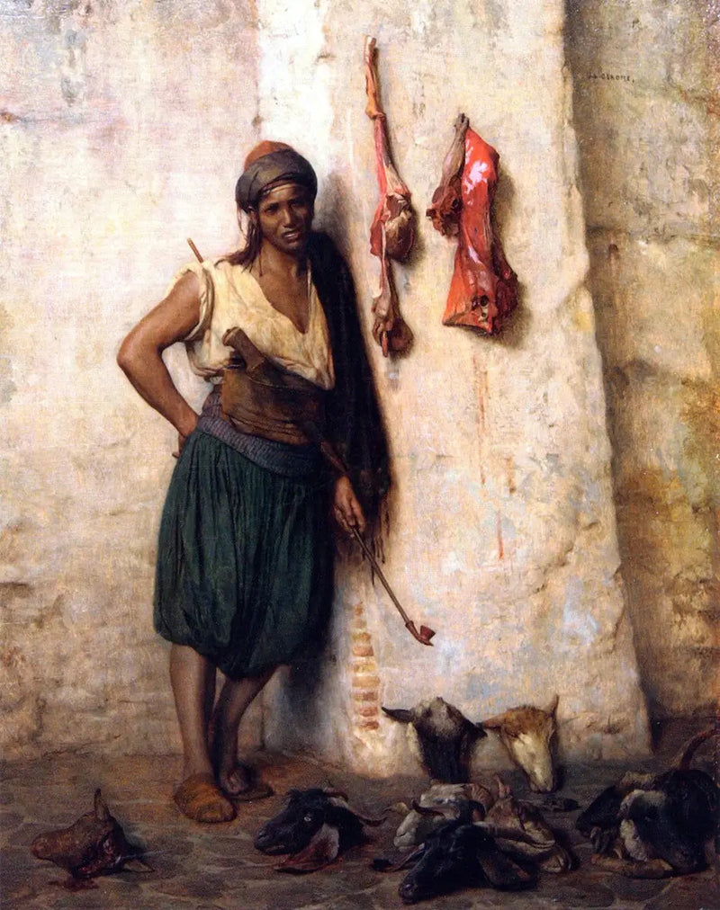Turkkilainen teurastaja Jerusalemissa - Jean-Léon Gérôme