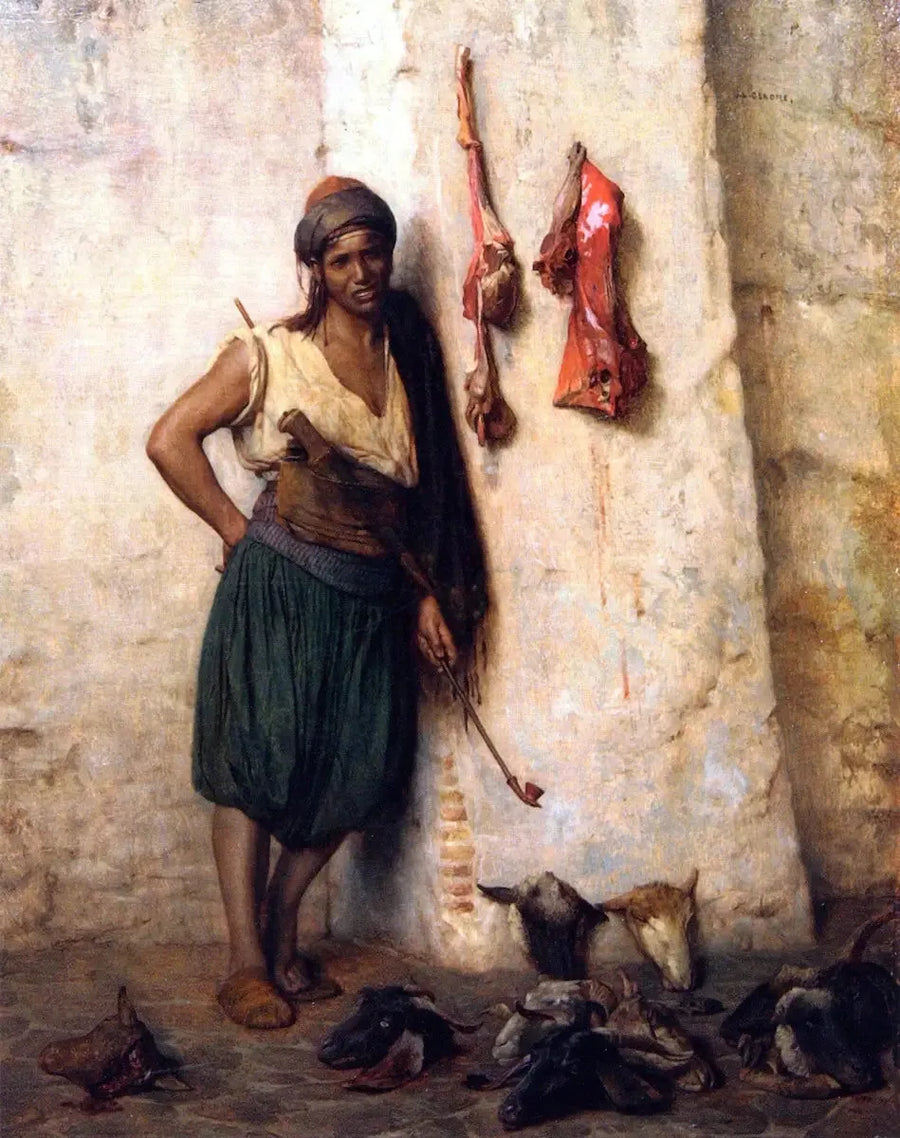 Turkkilainen teurastaja Jerusalemissa - Jean-Léon Gérôme
