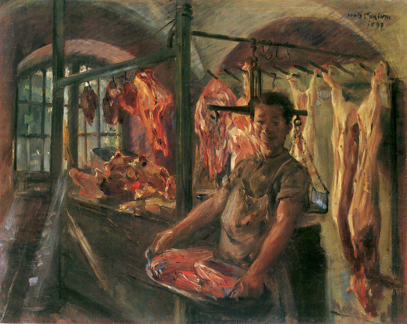 Lihakauppa Schöftlarnissa - Lovis Corinthissa