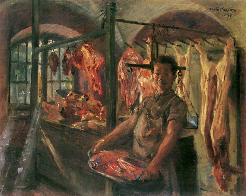 Lihakauppa Schöftlarnissa - Lovis Corinthissa