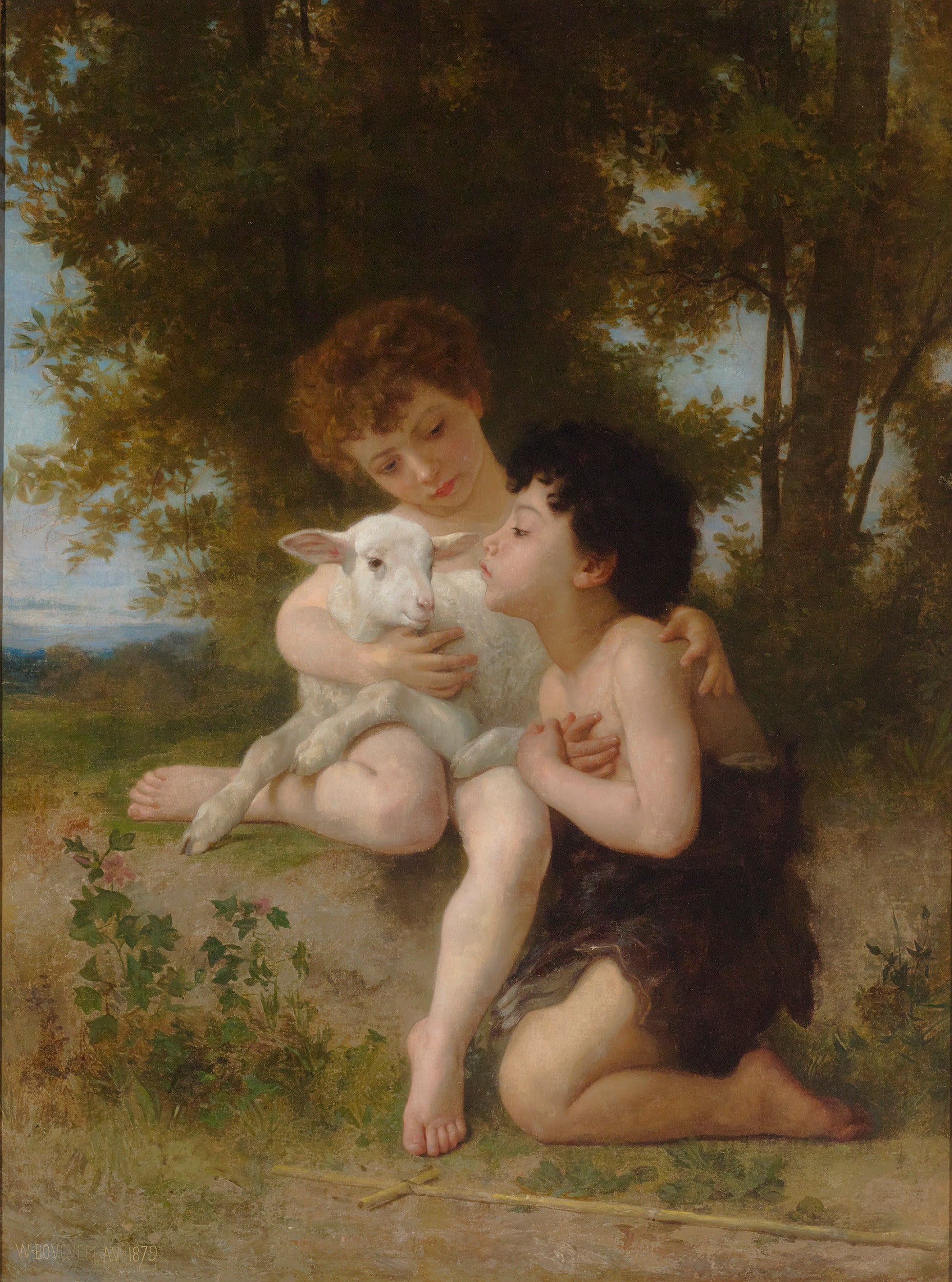 Les Enfants à l’agneau - Bouguereau