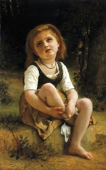 La Petite Blessée (1879) - Bouguereau