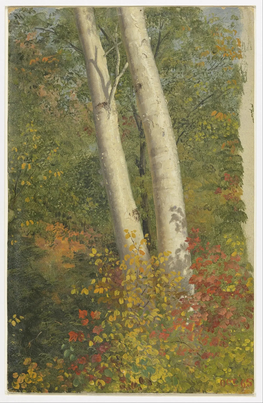 Vaahterat syksyllä - Frederic Edwin Church