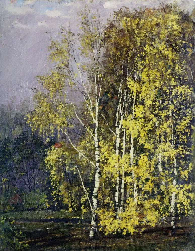 Koivut syksyllä - Edvard Munch