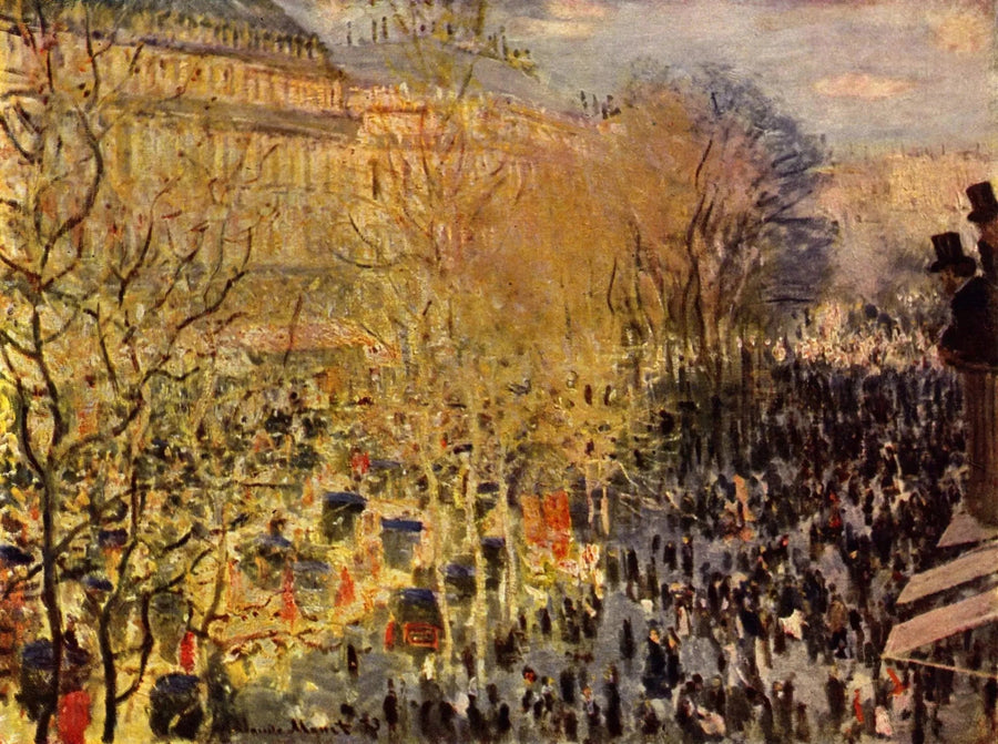Le Boulevard des Capucines - Claude Monet