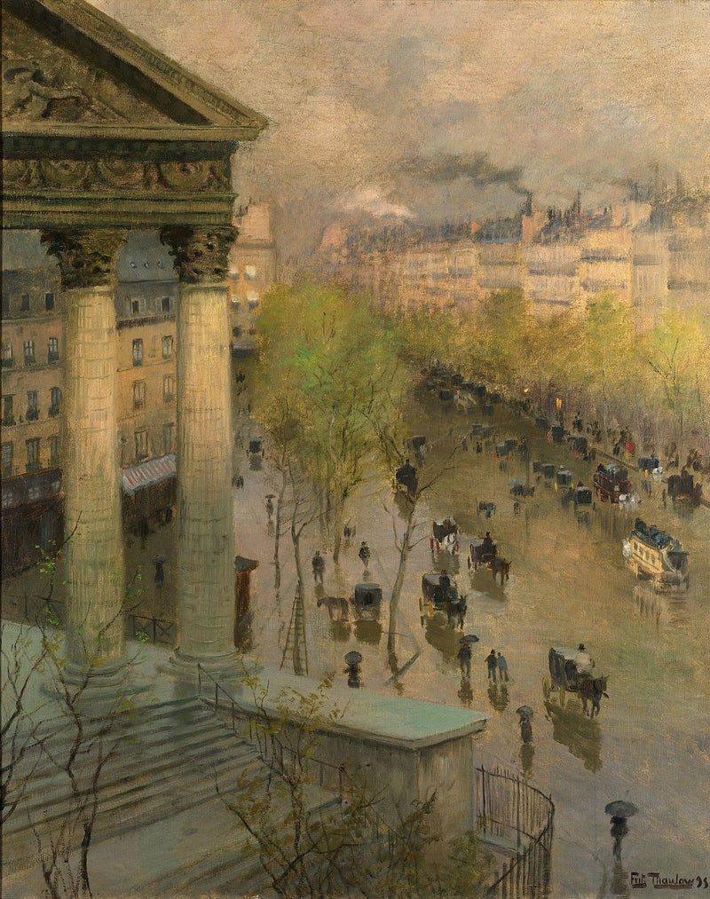 Boulevard de la Madeleine Pariisissa - Frits Thaulow