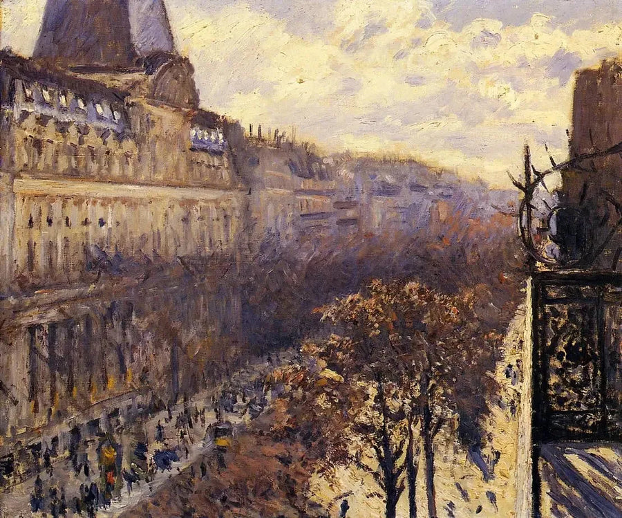 Italianien bulevardi - Gustave Caillebotte