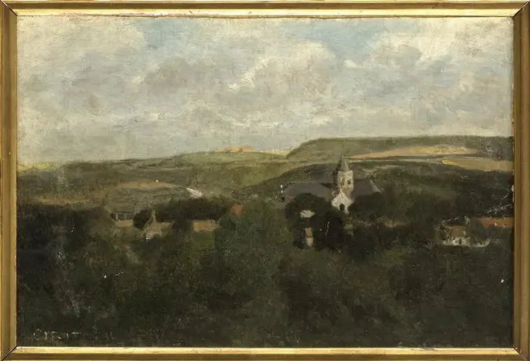 Boulogne-sur-Mer, kaupungin nurkkaus - Jean-Baptiste Camille Corot