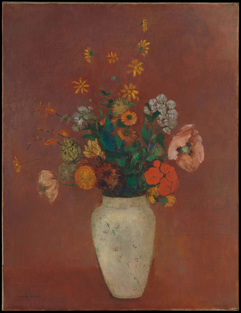 Kimppu maljakossa - Odilon Redon