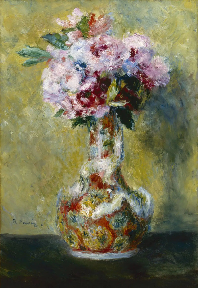 Kukka maljakossa - Pierre-Auguste Renoir