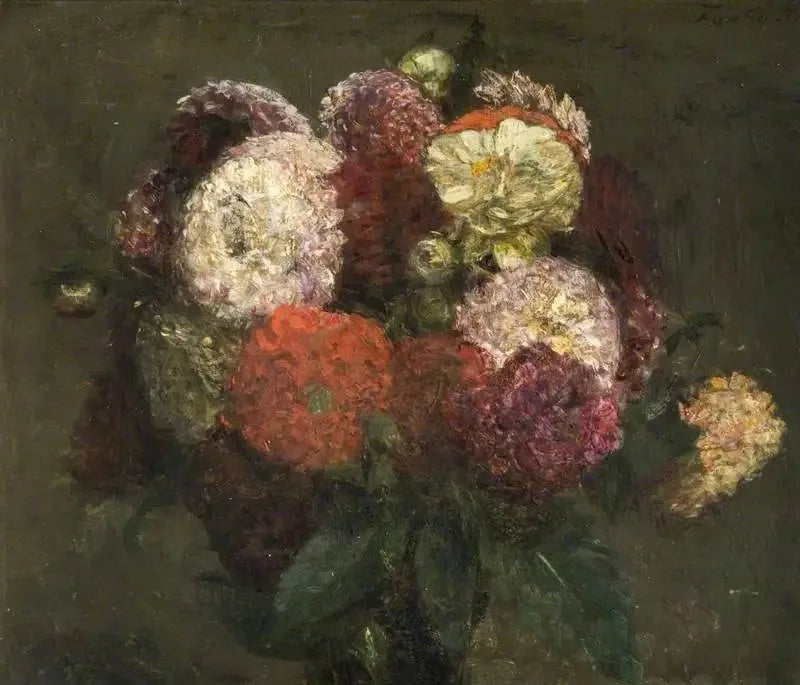 Dahliarypäkkä - Henri Fantin-Latour
