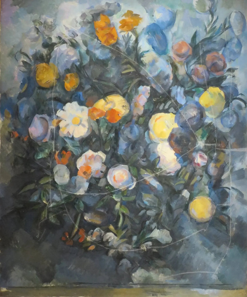 Kukkakimppu, Delacroixin mukaan - Paul Cézanne