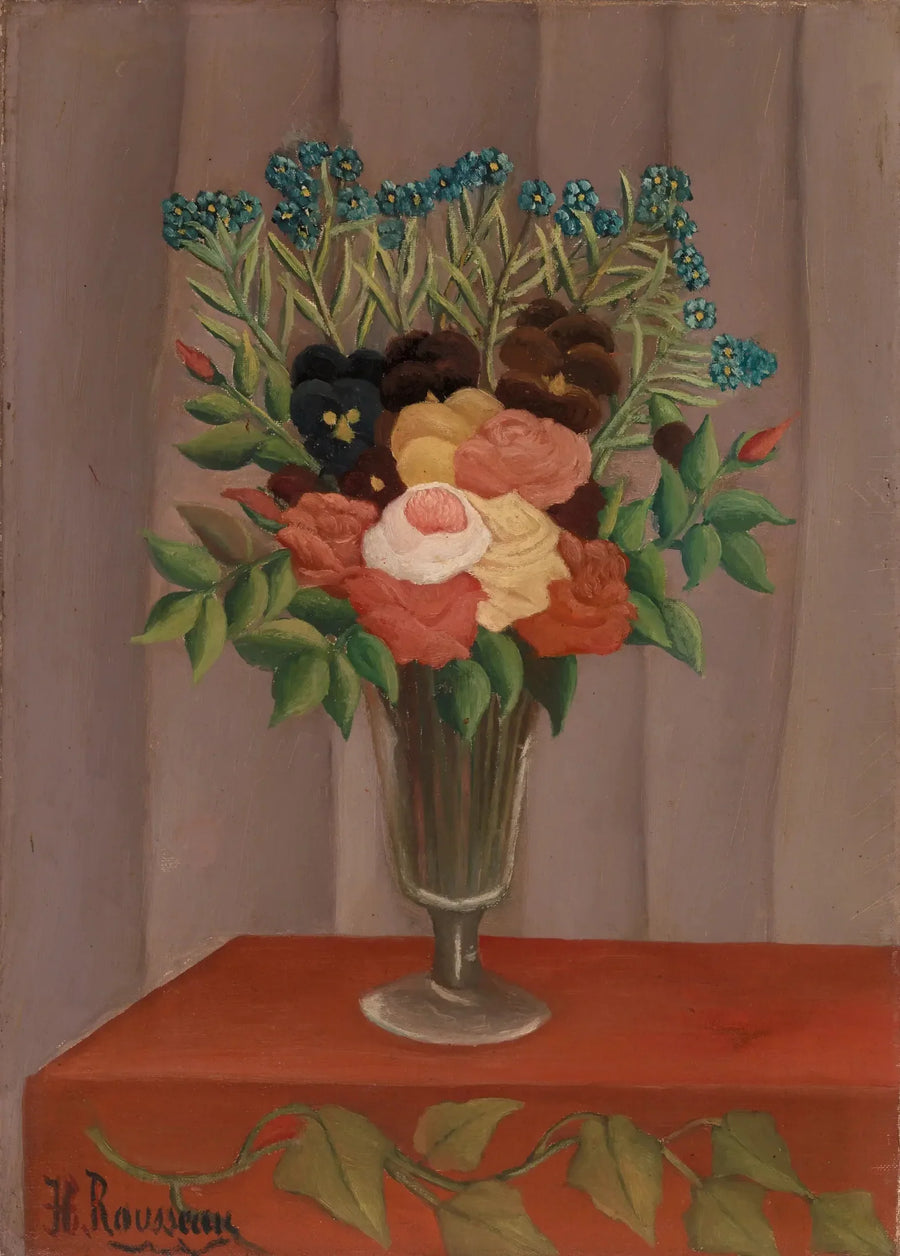 Kukkakimppu - Henri Rousseau