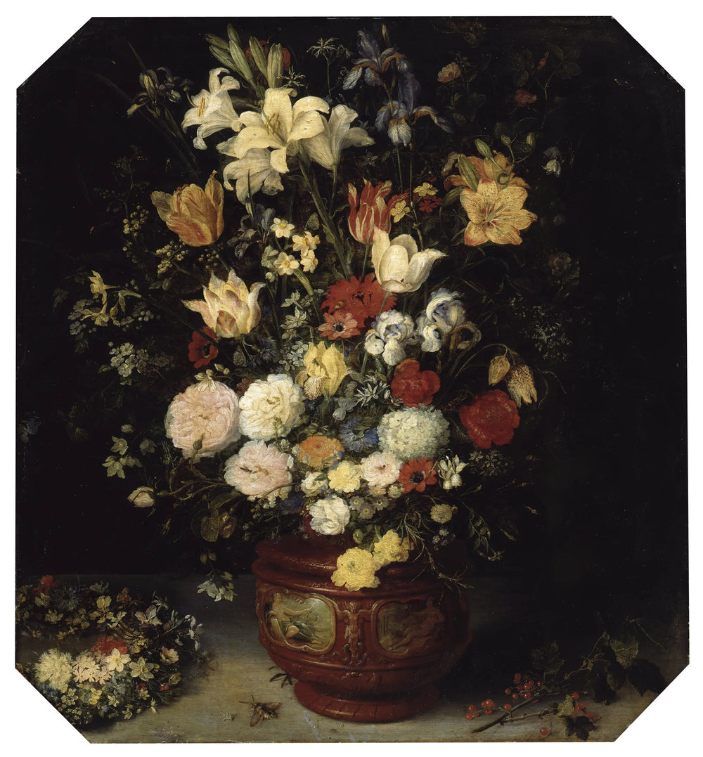 Bouquet de fleurs - Jan Brueghel l'Ancien image 1 reproduction réalisée par Alpha Reproduction