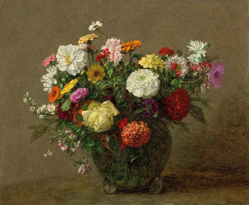 Puutarhakimppu - Henri Fantin-Latour