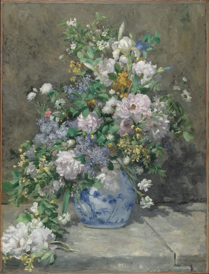 Kevätkukkakimppu - Pierre-Auguste Renoir