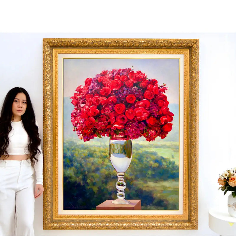 Ruusukimppu | 100 x 130 cm