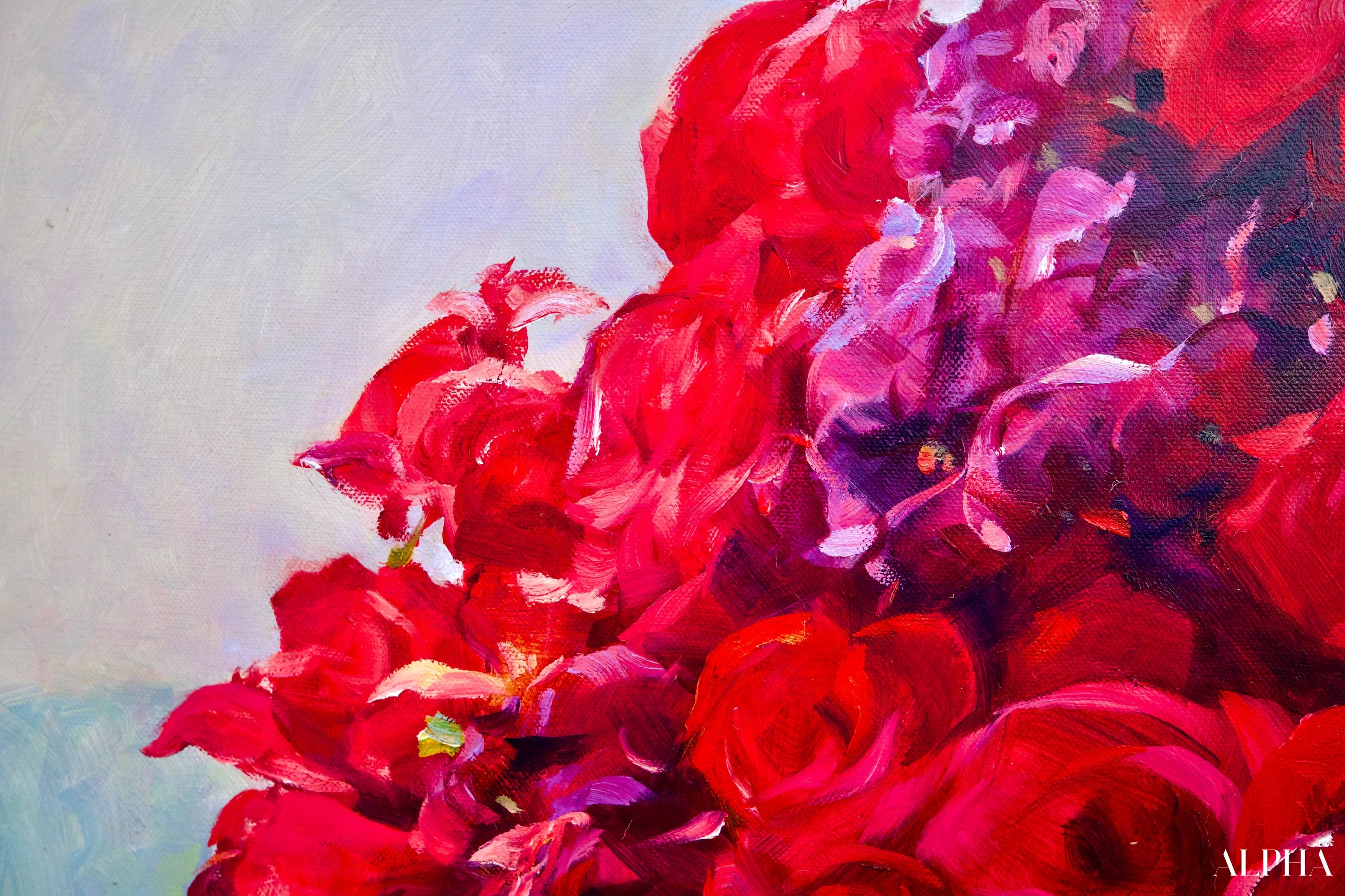 Bouquet de Rose | 100 x 130 cm Reproductions de tableaux à la peinture à l’huile