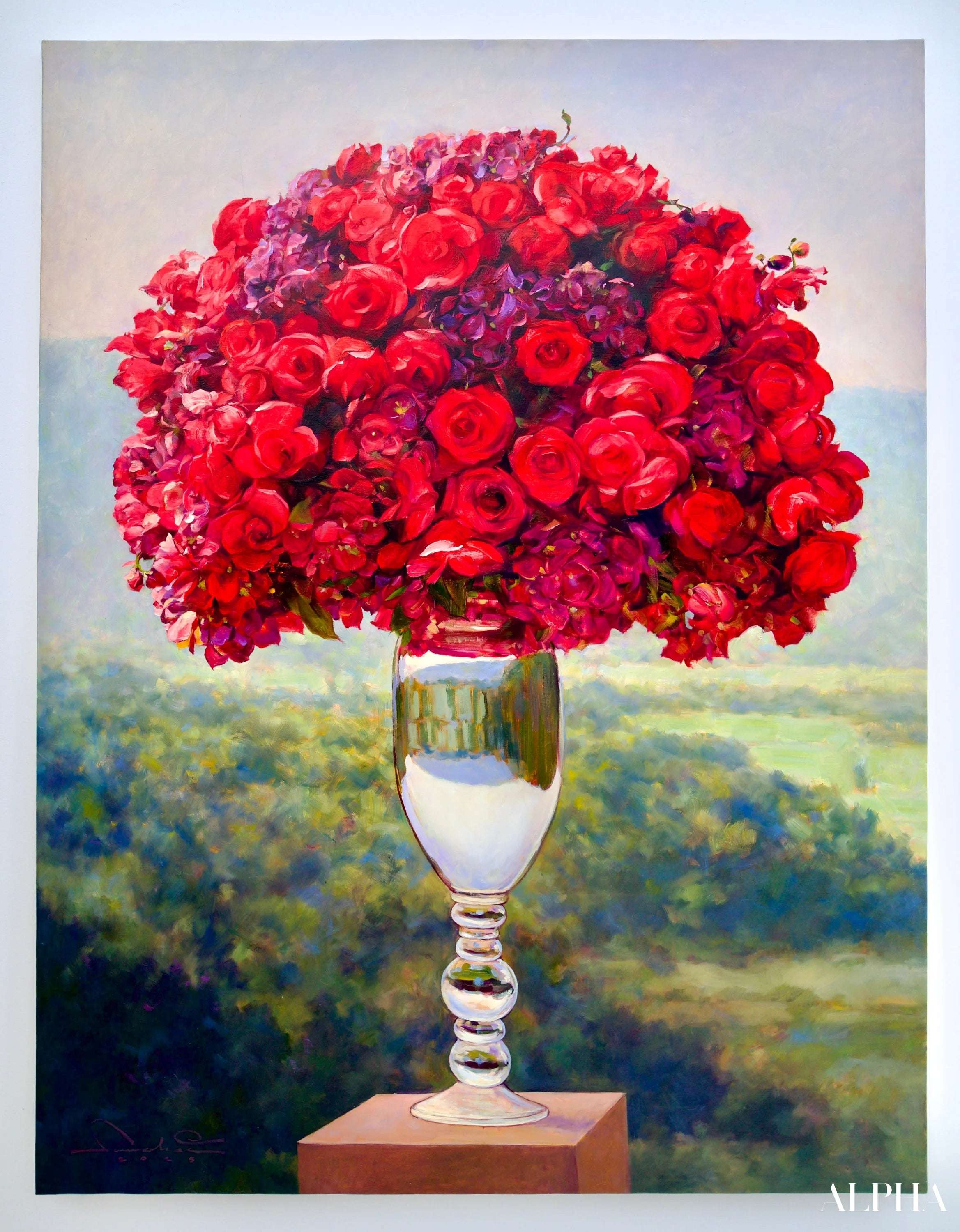 Bouquet de Rose | 100 x 130 cm Reproductions de tableaux à la peinture à l’huile