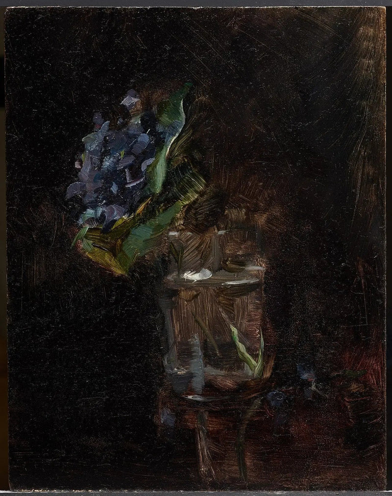 Violettikimppu maljakossa - Henri de Toulouse-Lautrec