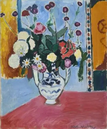 Kukkakimppu (Kaksikahvainen maljakko) - Henri Matisse