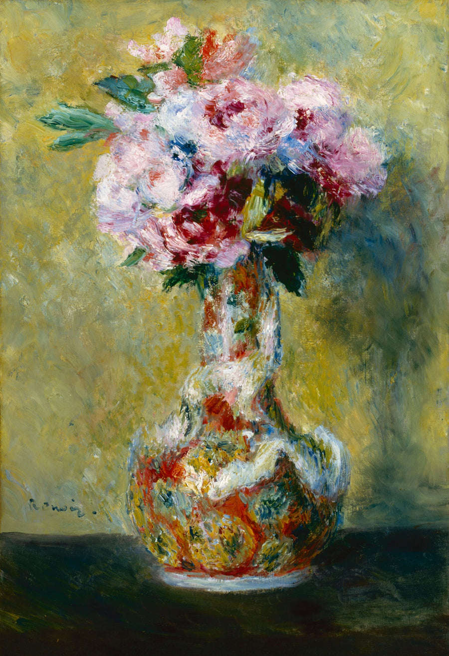 Kukka maljakossa - Pierre-Auguste Renoir