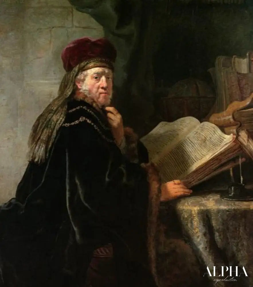 Boursier dans l'étude - Rembrandt van Rijn - Reproductions de tableaux et peintures haut de gamme