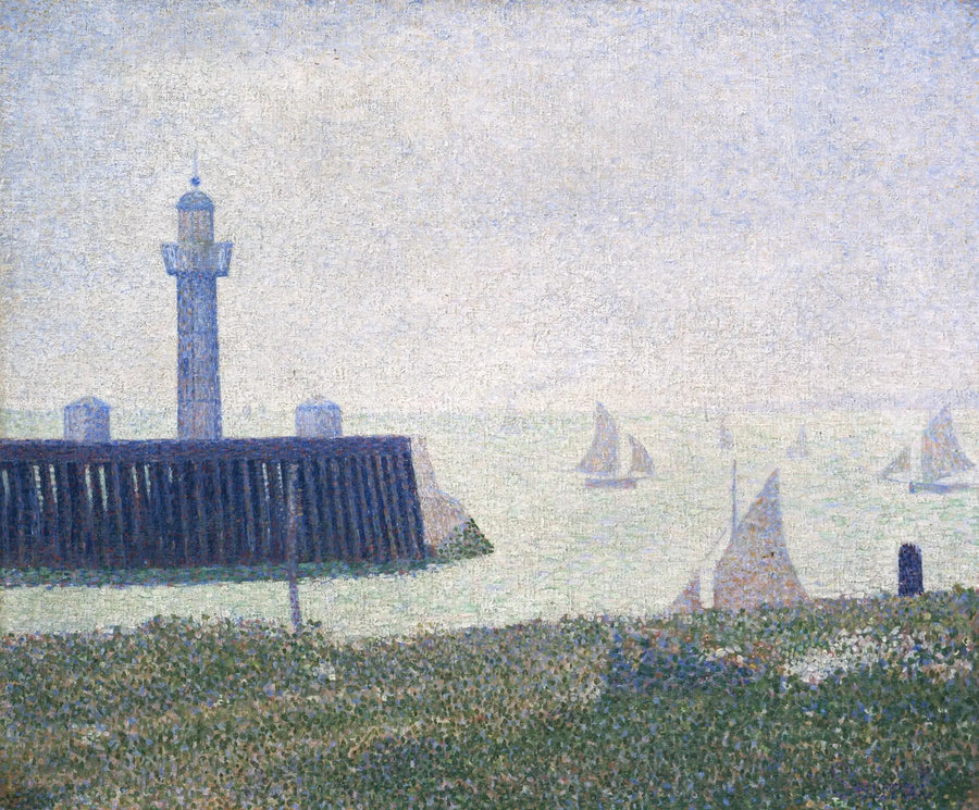 Laiturin pää, Honfleur - Georges Seurat