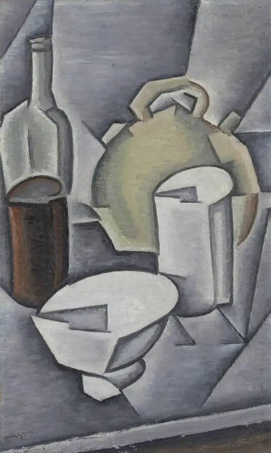 Pullo ja kannu - Juan Gris