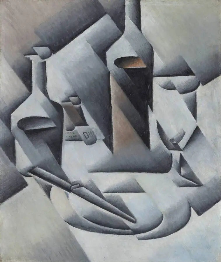 Pulloja ja veitsi - Juan Gris