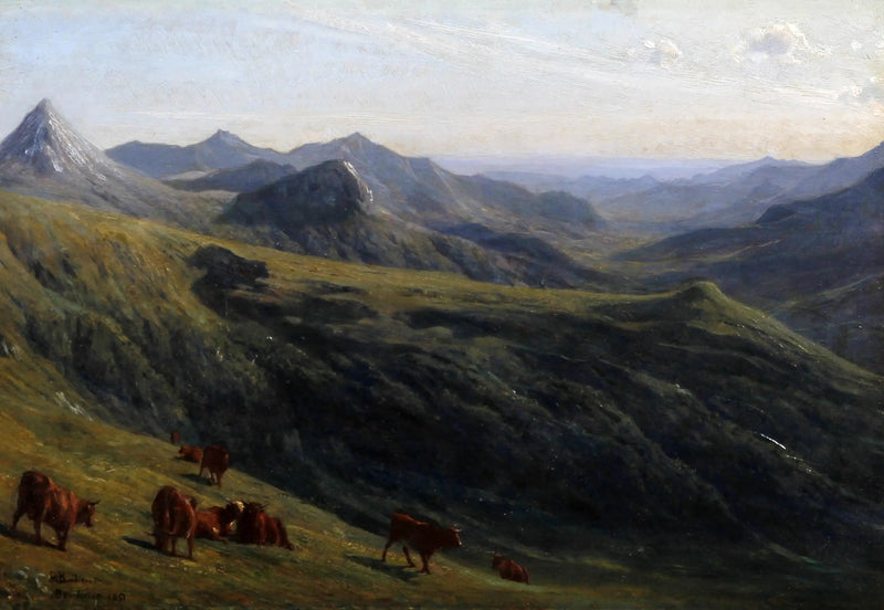 Lehmät mäellä - Rosa Bonheur
