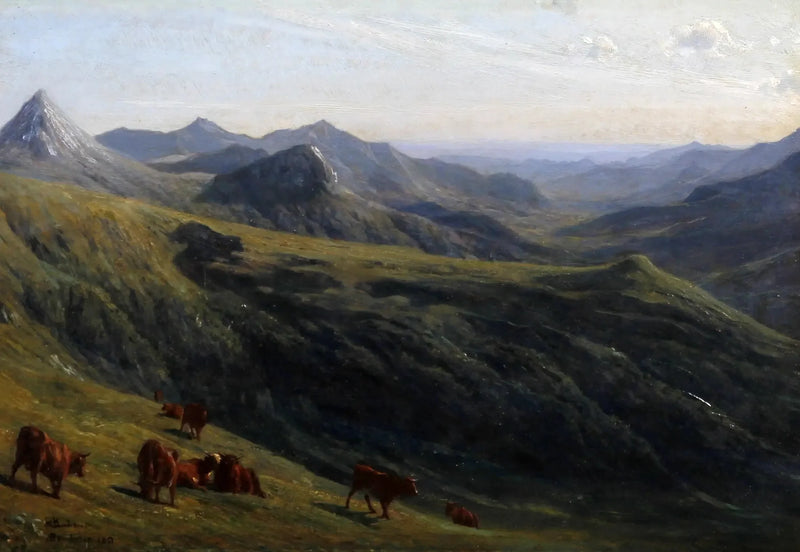 Lehmät mäellä - Rosa Bonheur
